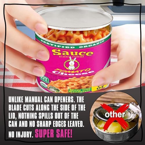 Electric Can Opener with One-Touch Operation for Seniors