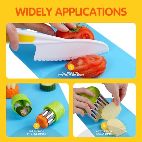 Kids Kitchen Knife Set for Safe Cooking