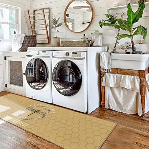 Two-Piece Kitchen Rugs 197x315x197x472 Perfect for Cooking Cleaning or Laundry
