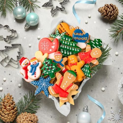 Joyful Christmas Cookies 18 Unique Shapes