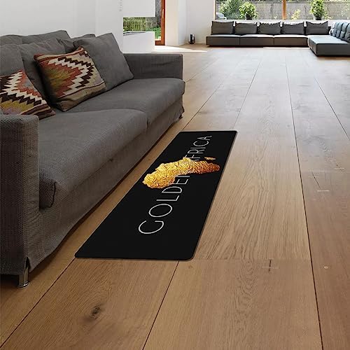 Libaoge Golden Africa Modern Kitchen Mat Set