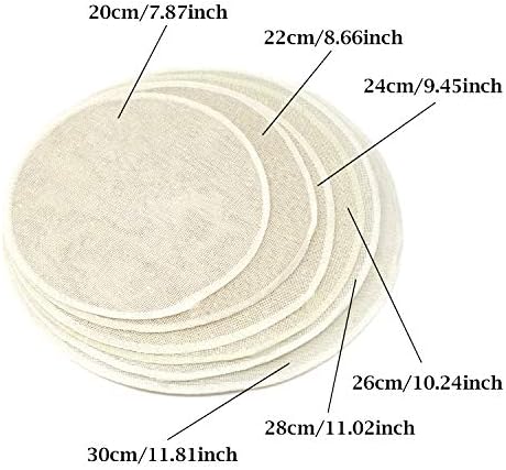 Pure Cotton Reusable Steamer Liners for Cooking