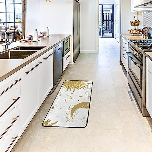 Hapuxt Long Kitchen Rugs 39x20 inches Soft Non-Slip Washable