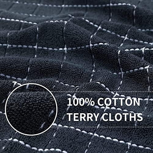Homaxy 100 Cotton Terry Dish Towels 4 Pack