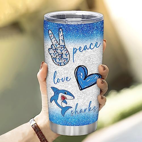 Hyturtle Shark Lovers Personalized Tumbler