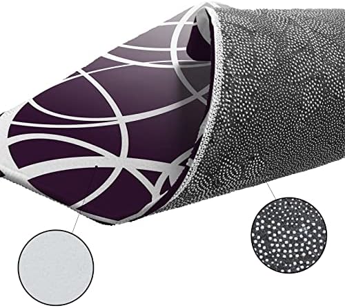 Purple Ombre Kitchen Rugs Set Soft Absorbent for Home Kitchen