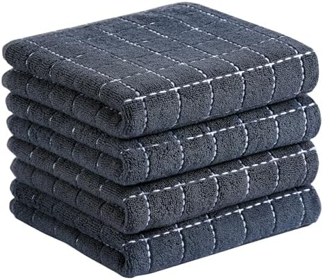 Homaxy 100 Cotton Terry Dish Towels 4 Pack