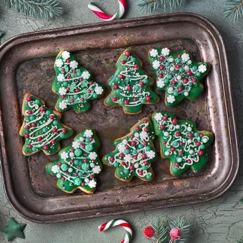 5-Piece Christmas Cookie Cutters Holiday Season Baking Tools