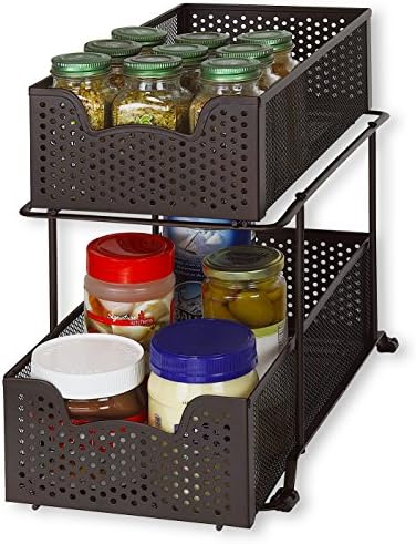 Efficient Storage Solution for Organizing Your Kitchen or Bathroom