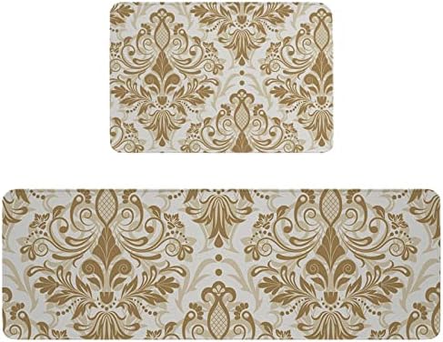 Libaoge Kitchen Mat Rug Set 2 Piece