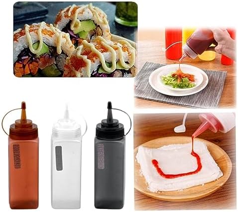 PTHAK 2-Piece 500ml Square Squeeze Bottle Combo