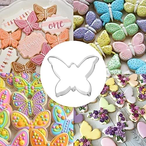 Cute Butterfly Cookie Cutters 5Pcs - Baking Party Supplies