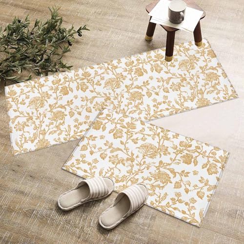 French Country Retro Kitchen Mat Set
