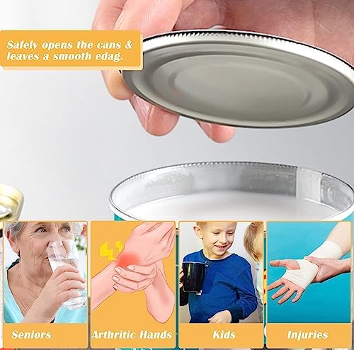 One-Touch Electric Can Opener for Safe Use