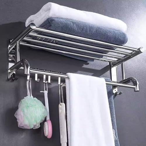 Annika 40cm Punching Wall-Mounted Towel Rack for Efficient Storage