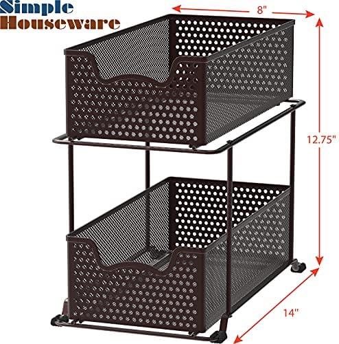 Efficient Storage Solution for Organizing Your Kitchen or Bathroom