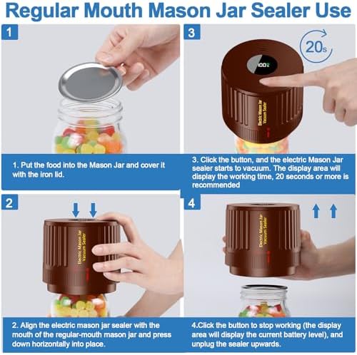 Smart Electric Mason Jar Sealer