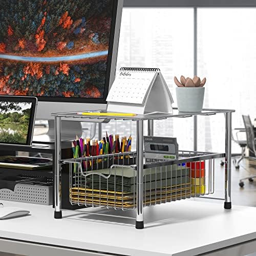 Simple Houseware - Stackable Metal Storage Rack