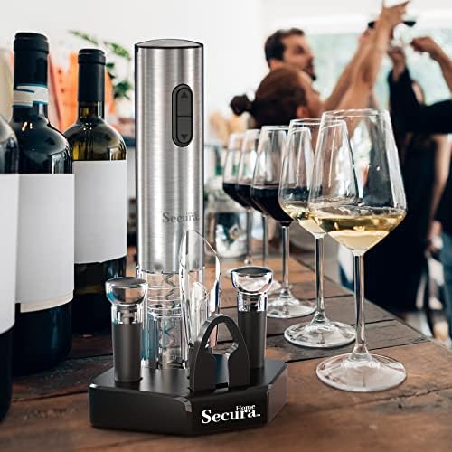 Secura Electric Wine Opener Set 5 in 1 1