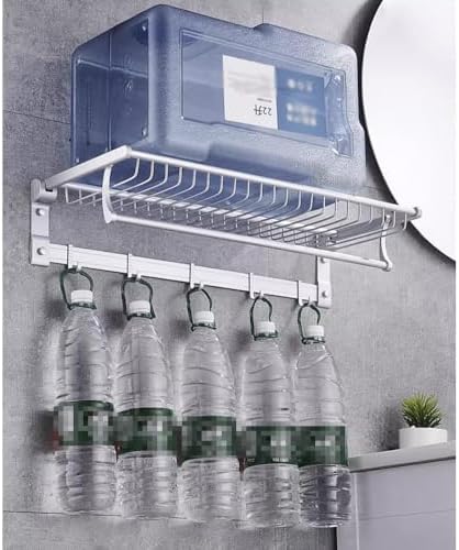 Over-the-Wall Towel Holder Space Aluminum Mesh Basket Bathroom Essential Tool
