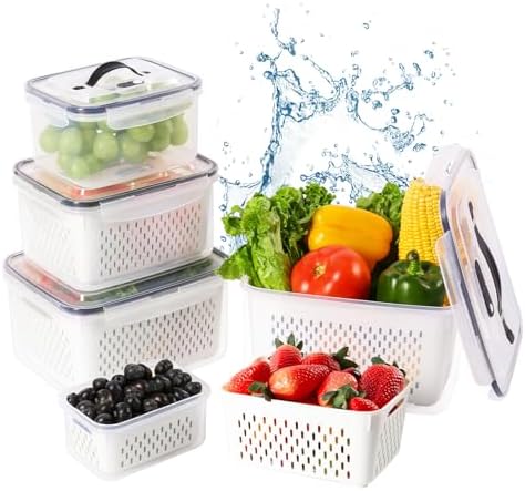 Fresh Preserving Fruit Vegetable Containers Set