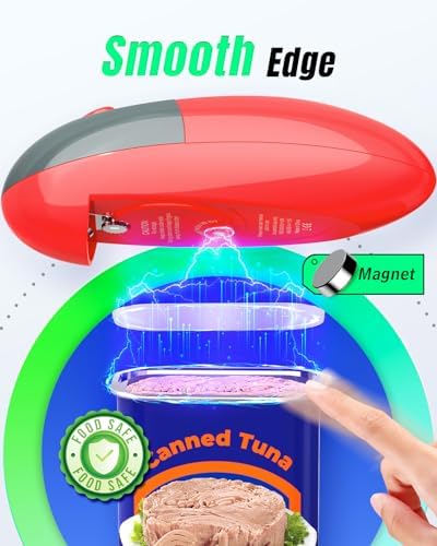 One Touch Electric Can Opener for Seniors and Chefs