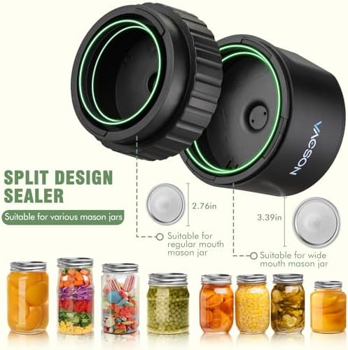 Effortlessly Sealed Mason Jar Vacuum Sealer Kit
