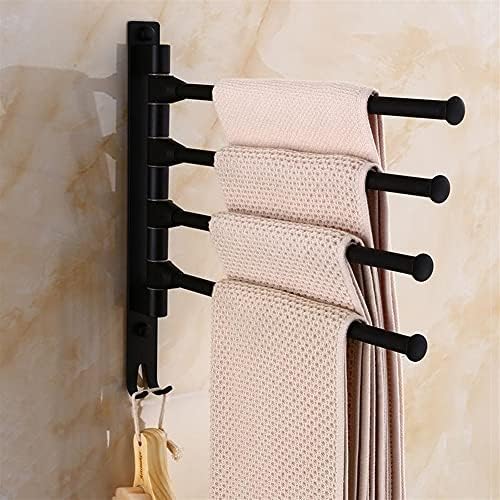 Black Space Wall-Mounted Towel Rail