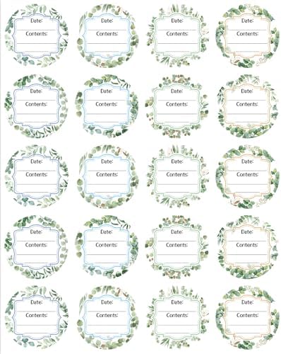Eco-Friendly 300-Count Water-Resistant Canning Labels
