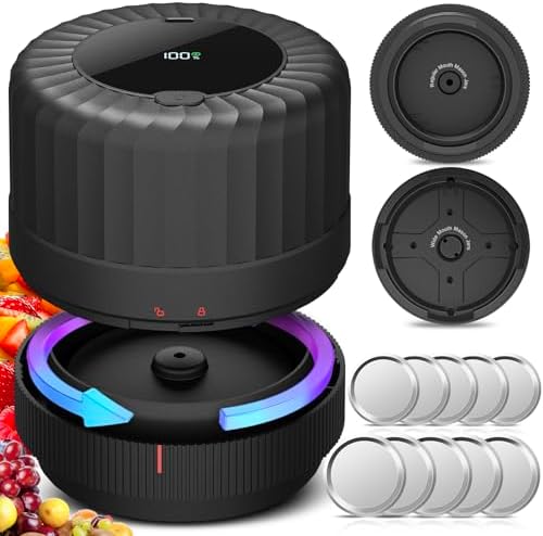 Electric One-Touch Sealing Jar Vacuum Sealer Kit for Mason Jars