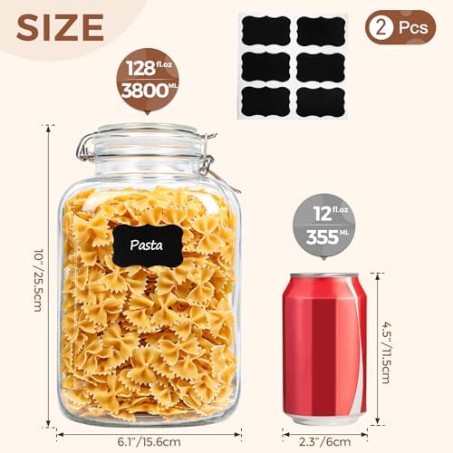Adorably Durable Glass Jars for Preserving Organization