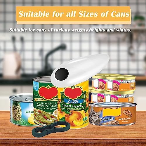 One-Touch Electric Can Opener for Safe Use