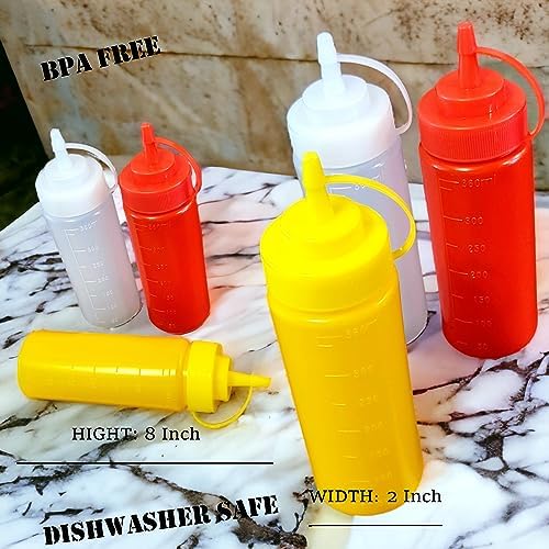 Color-Coded Squeeze Bottles