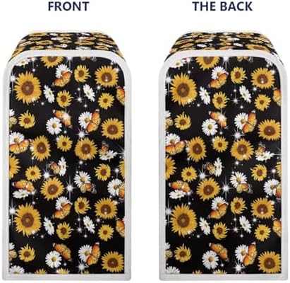Butterflies Electric Can Opener Cover Up Water Resistant Lightweight Sunflowers Print