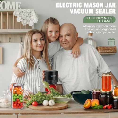 Effortlessly Sealed Mason Jar Vacuum Sealer Kit