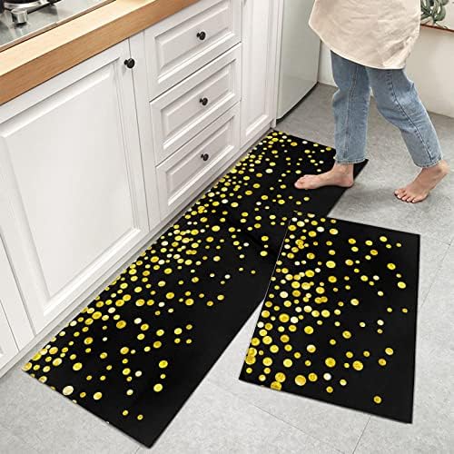Experience the comfort ofIDOWMAT kitchen rugs with full coverage and perfect grip