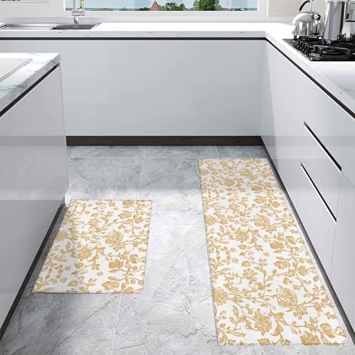 French Country Retro Kitchen Mat Set