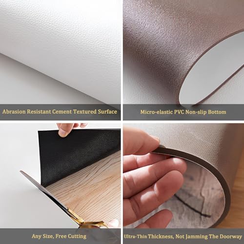 VKJSIPNon-Slip Stone Print Kitchen Mat