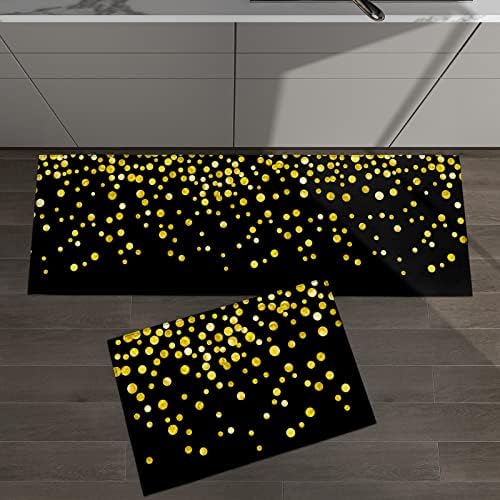 Experience the comfort ofIDOWMAT kitchen rugs with full coverage and perfect grip