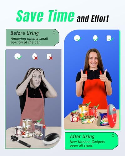 One Touch Electric Can Opener for Seniors and Chefs
