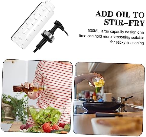 500ml Black Sauce Press Bottle for Ketchup and Salad Dressing