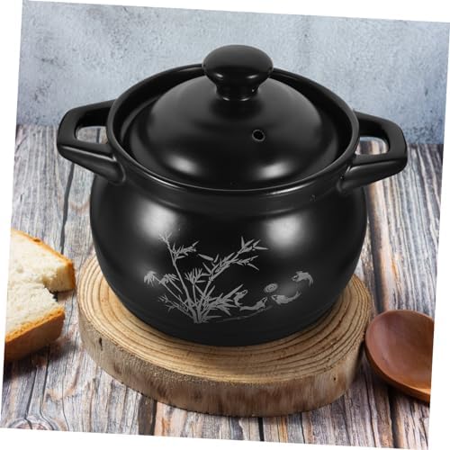 SHOWERORO Ceramic Casserole Stockpot