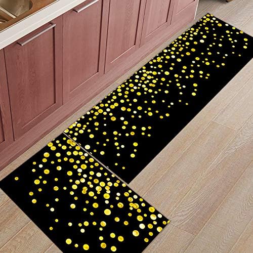 Experience the comfort ofIDOWMAT kitchen rugs with full coverage and perfect grip