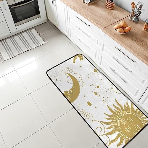 Hapuxt Long Kitchen Rugs 39x20 inches Soft Non-Slip Washable