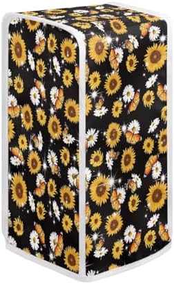 Butterflies Electric Can Opener Cover Up Water Resistant Lightweight Sunflowers Print