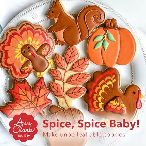 Fall and Thanksgiving Cookie Cutters Set 7 Pc Made in USA