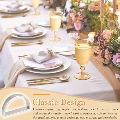 Yimerlen Metal Napkin Rings