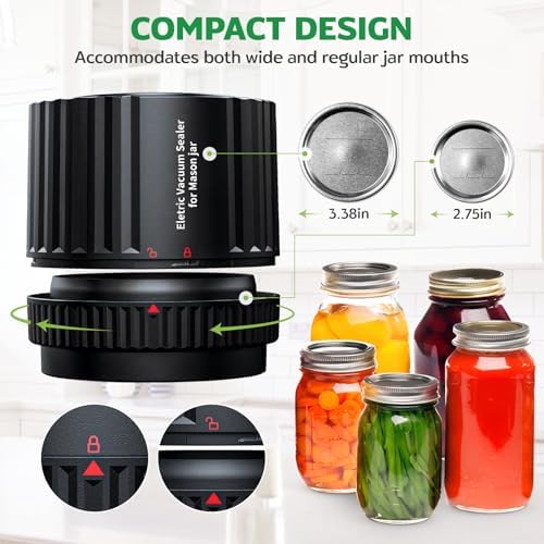 Wizcave Mason Jar Vacuum Sealer Kit 1