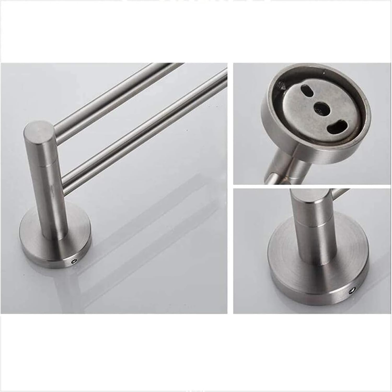 Sturdy Stylish Towel Rail - 304 Stainless Steel Towel Holder for Bathrooms kitchens More