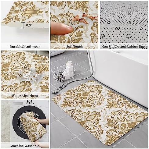 Libaoge Kitchen Mat Rug Set 2 Piece
